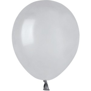 50 Globos Gris Mate 13cm