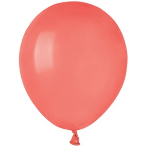 50 Globos Coral Mate 13cm