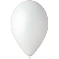 10 Globos Blanco Mate 30cm