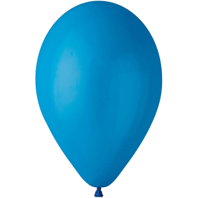 10 Globos Azul Mate 30cm 