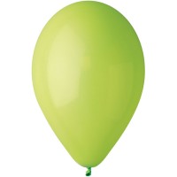 10 Globos Verde Ans Mate 30cm