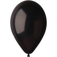 10 Globos Negro Mate 30cm