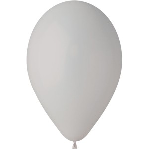 10 Globos Gris Mate 30cm