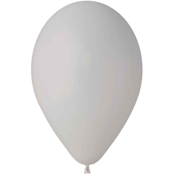 10 Globos Gris Mate 30cm 
