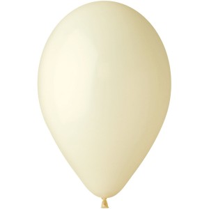 10 Globos Marfil Mate 30cm