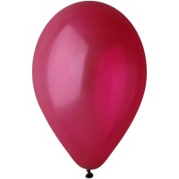 10 Globos Burdeos Mate 30cm