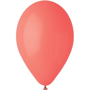 10 Globos Coral Mate 30cm