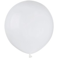 10 Globos Blanco Mate 48cm