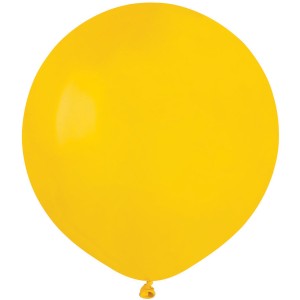 10 Globos Amarillo Mate 48cm