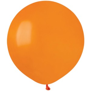 10 Globos Naranja Mate 48cm