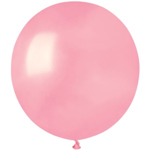 10 Globos Rosa Caramelo Mate 48cm