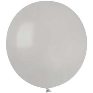 10 Globos Gris Mate 48cm