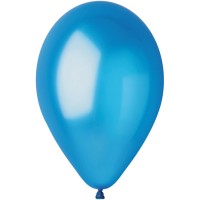 10 Globos Azul Perlado Ø30cm