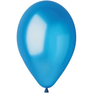 10 Globos Azul Perlado 30cm