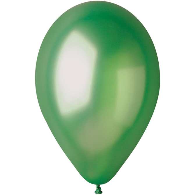 10 Globos Verde Perlado 30cm 