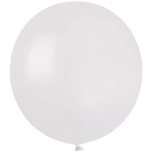 10 Globos Blanco Perlado 48cm