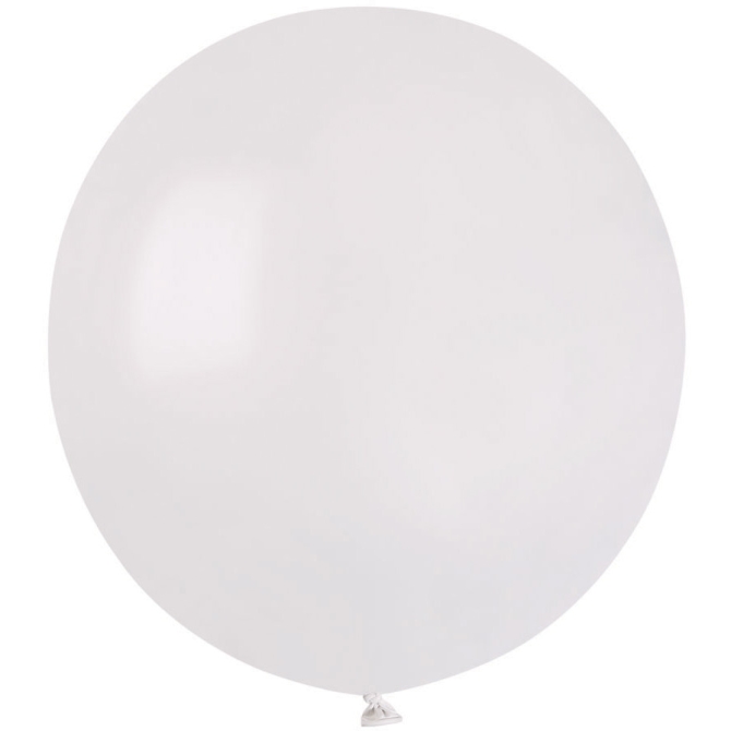 10 Globos Blanco Perlado 48cm 