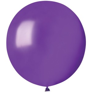 10 Globos Morados Perlados 48cm