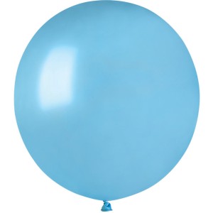 10 Globos Pearly Lagoon Azul 48cm