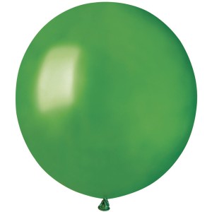 10 Globos Verde Perlado 48cm