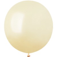 10 Globos Marfil Perlado 48cm