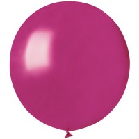 10 Globos Fucsia Perlado 48cm