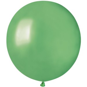 10 globos perla verde menta 48cm