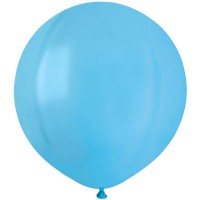 25 globos azul laguna mate 48 cm