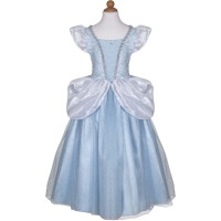 Disfraz vestido Cenicienta Deluxe Talla 5-6 aos