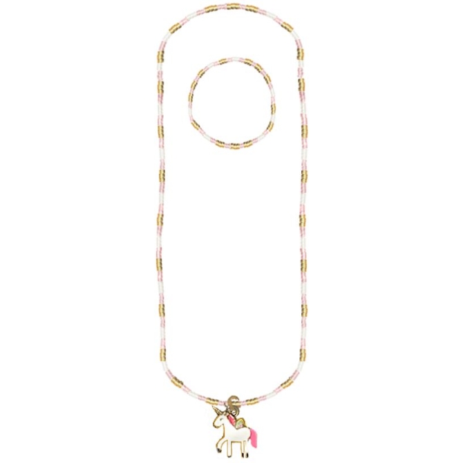 Conjunto de collar y pulsera - Unicorn 