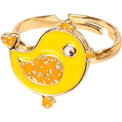 Lote de 3 anillos de conejo / pollo / arco iris. n°3