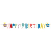 Guirnalda Letras Happy Birthday