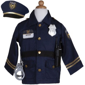 Conjunto de disfraz de oficial de polica Talla 5-6 aos