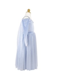 Disfraz de princesa de terciopelo azul. n2