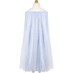 Disfraz de princesa de terciopelo azul. n3