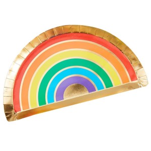8 platos arcoiris