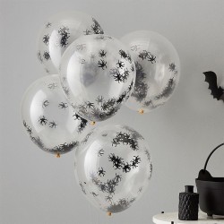 5 Globos Confeti - Araña. n°1