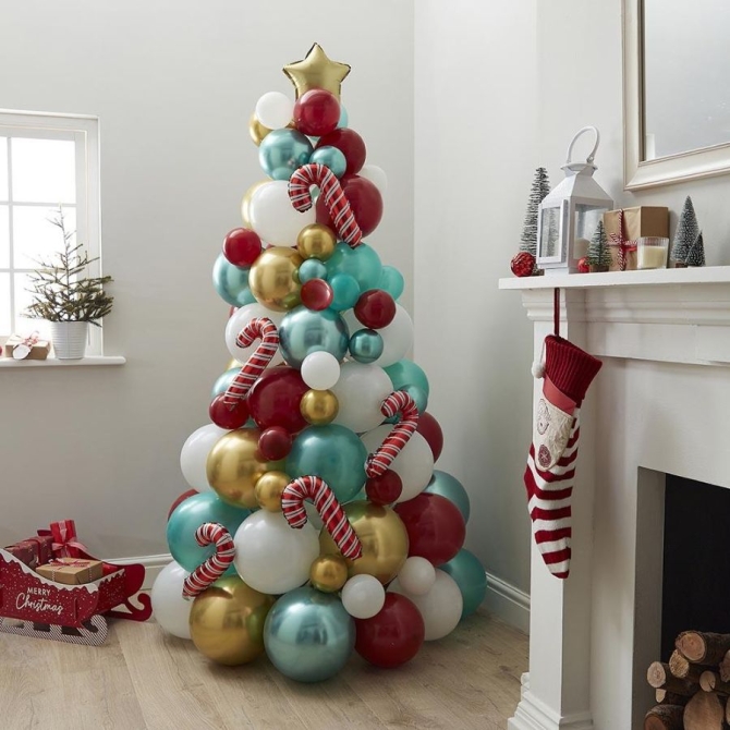 Árbol de Navidad - Globos 
