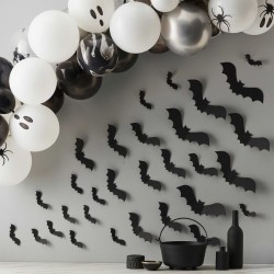 Arco Kit 40 Globos Halloween - Blanco y Negro. n2