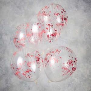 5 globos sangrientos de Halloween