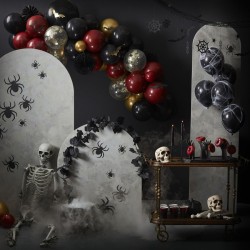 Kit 5 Globos Negros con Tela de Araa. n2