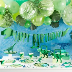 Guirnalda de dinosaurio feliz cumpleaos. n2