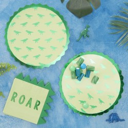 8 platos de dinosaurio. n°1