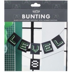 Guirnalda Letra "LEVEL" Fiesta Gaming Personalizable. n°2