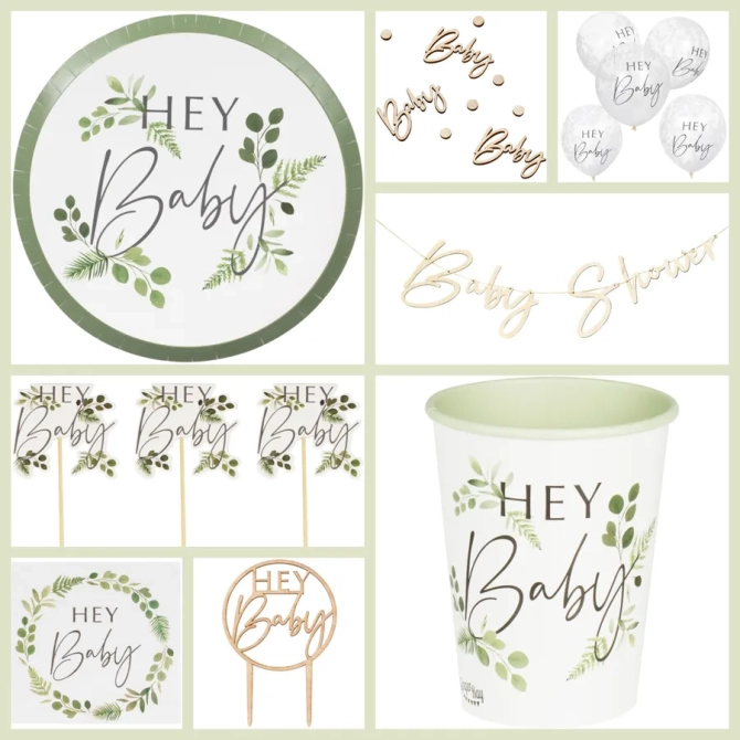 Caja de fiesta Maxi Botanical Hey Baby 