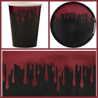 Caja de fiesta negra sangrienta