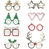 8 gafas de Navidad