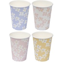 Contiene : 1 x 8 Vasos - Floral Pastel