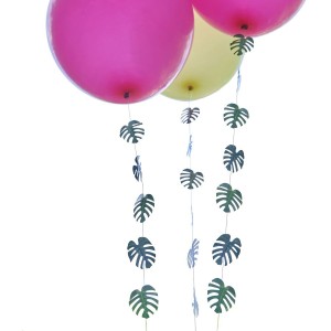 5 Guirnaldas de globos Tiki Hawaii