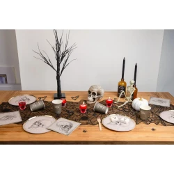 4 tarjetas de mesa de murciélago - Metal. n°3